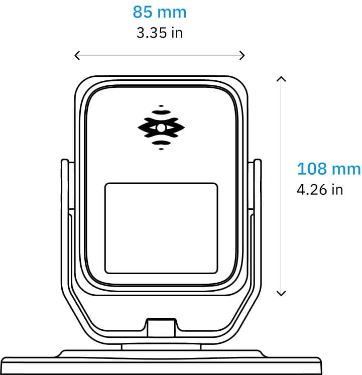 3 axes adjustment