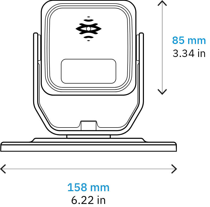 3 axes adjustment