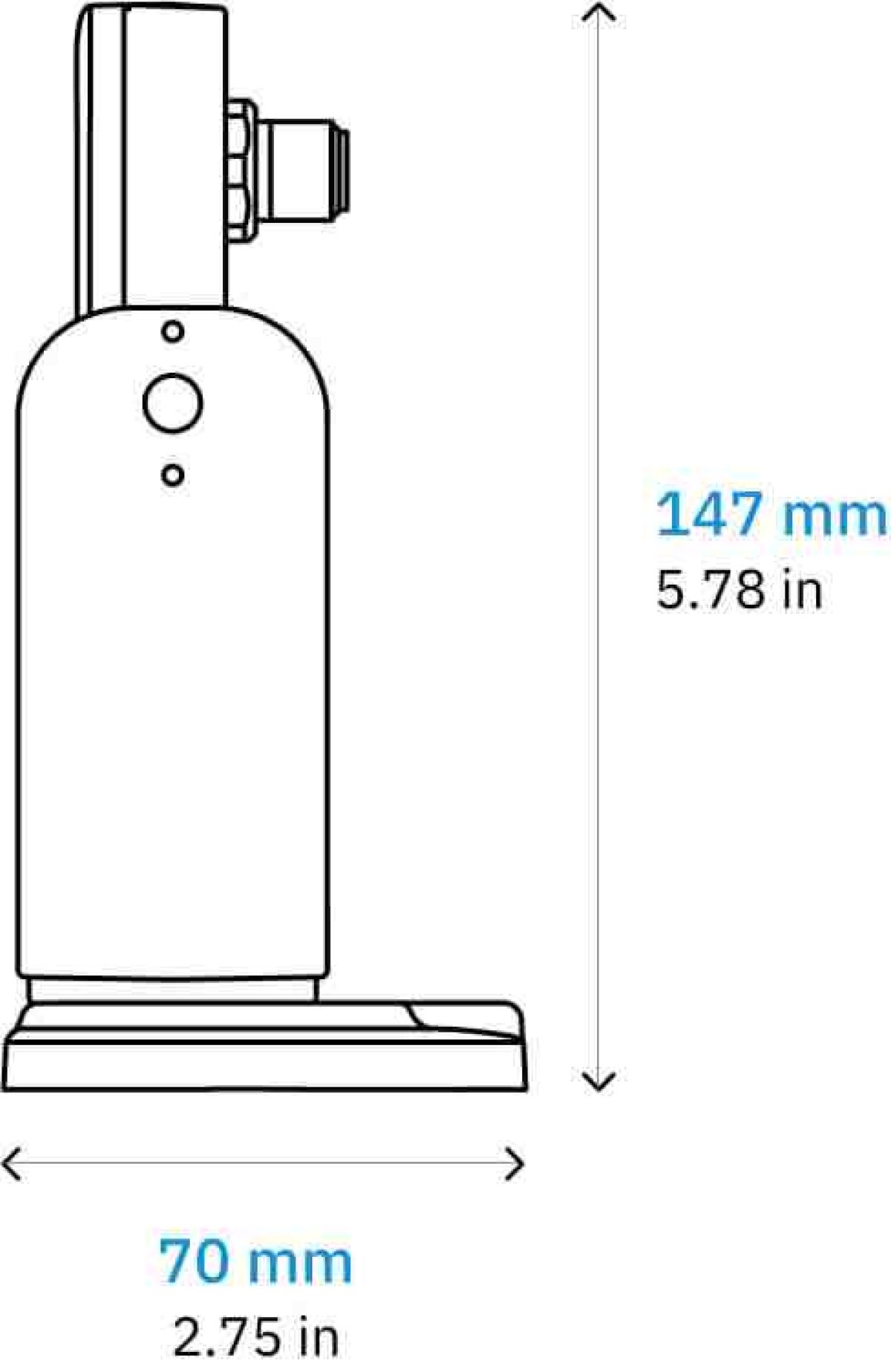 S203 A WL dimensions side