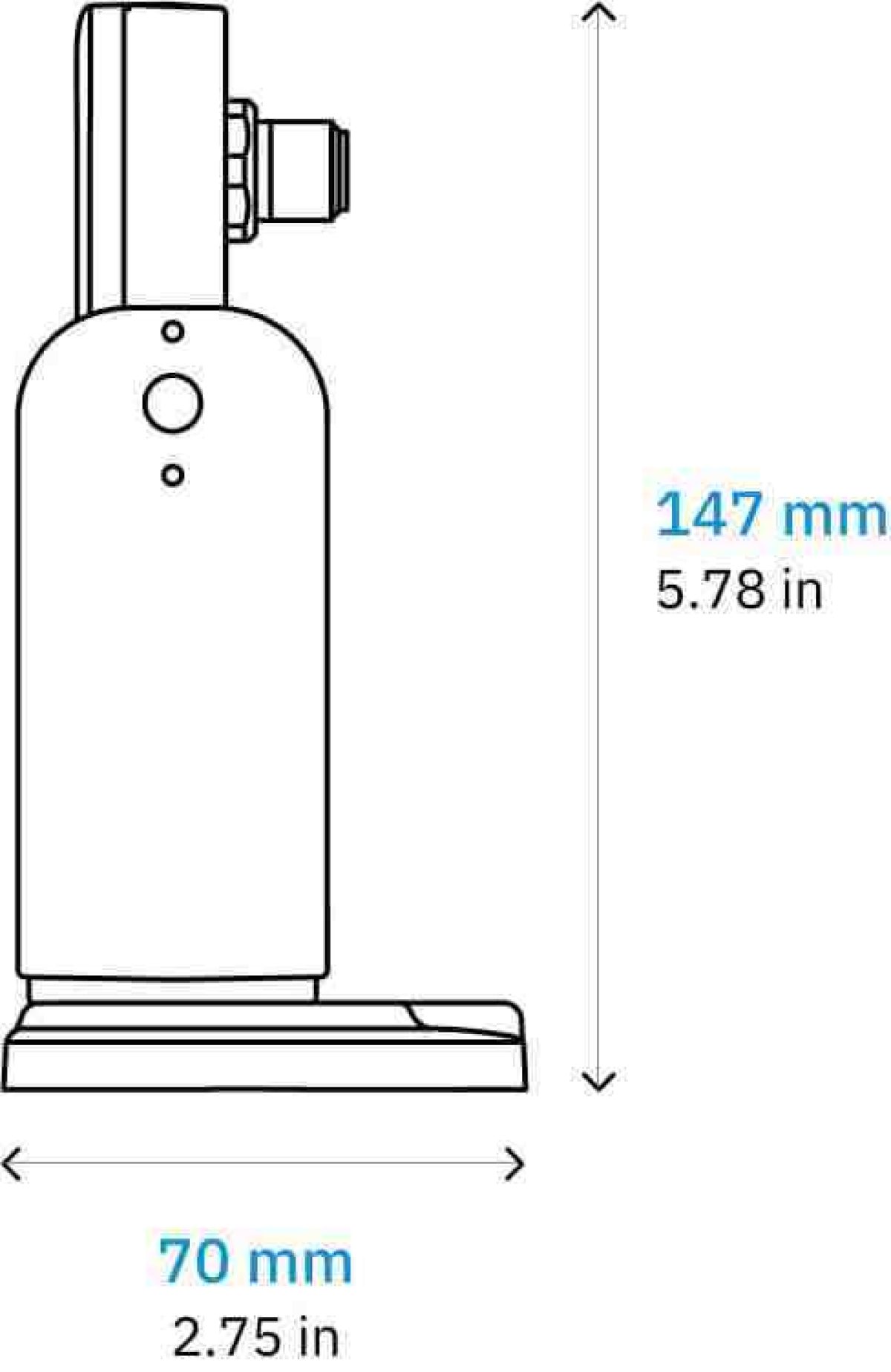 S203 A WL dimensions side