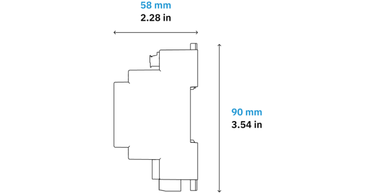Dimension side without Sd
