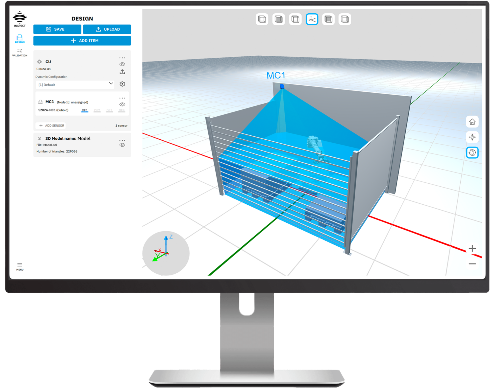 Inxpect products s202a mc1 screen iss