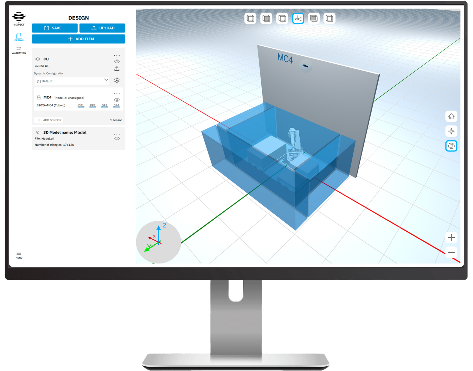 Inxpect products s202a mc4 screen iss